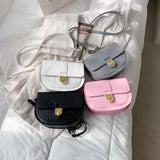 Crocodile Pattern Shoulder Bag Crossbody Handbag