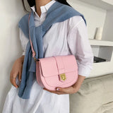 Crocodile Pattern Shoulder Bag PU Leather Messenger Bag