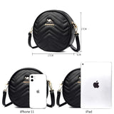 Women Small PU Leather Handbags Purses Solid Shoulder Crossbody Messenger Bags