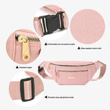 Women Waist Fanny Pack Zipper Chest Bag