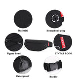 Women Men Canvas Waist Bag Phone Belt Bag Pouch Casual Travel Fanny Bag Hip