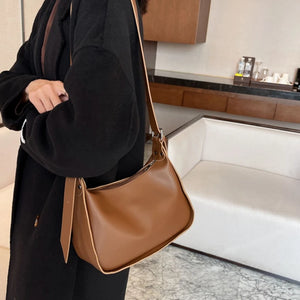 Women Medium Crossbody Bag PU Leather Adjustable Strap Purses