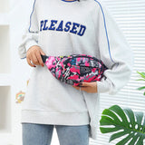 Canvas Outdoor Sports Waist Bag Waterproof Fanny Pack Crossbody Banana Bag