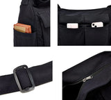 Canvas Messenger Bag Large Hobo Bag with Multiple Pockets Crossbody Shoulder Bag