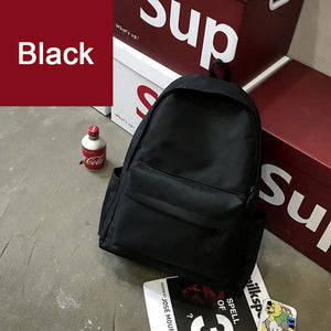 Canvas Backpack Student School Bags Teenagers Large Capacity