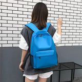 Canvas Backpack College Student School Backpack Bags for Teenagers
