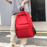 Canvas Backpack College Student School Backpack Bags for Teenagers
