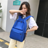 Canvas Backpack College Student School Backpack Bags for Teenagers