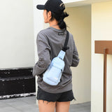 Women Men Casual Small Backpack Girls Chest Bag Female Crossbody