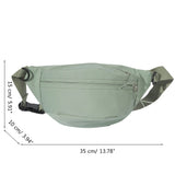 Casual Waist Fanny Pack Adjustable Belt Bum Bag Outdoor Travel Crossbody Phone P
