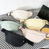 Casual Waist Fanny Pack Adjustable Belt Bum Bag Outdoor Travel Crossbody Phone P