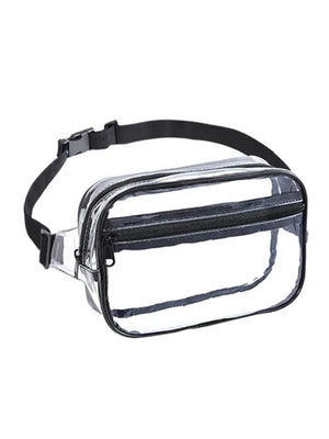 Large Capacity Clear PVC Waist Bag Waterproof Fanny Pack for Women Men