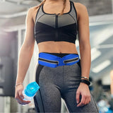 Unisex Fitness Waist Bag with Reflective Strip, Running & Cycling Waist Pack