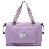 Foldable Gym Bag Wet Dry Duffel Handbag Waterproof Travel Sports Yoga Tote