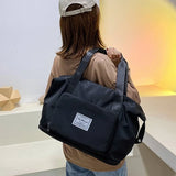 Foldable Gym Bag Dry Wet Shoulder Duffel Waterproof Travel Sports Yoga Tote