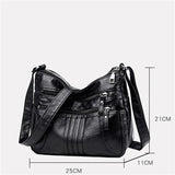Large Capacity Messenger Bag Soft Leather Shoulder Crossbody Bags