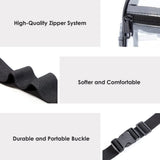 Large Capacity Waist Bag Waterproof Clear PVC Fanny Pack
