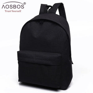 Canvas Backpack College Student School Bags for Teenagers