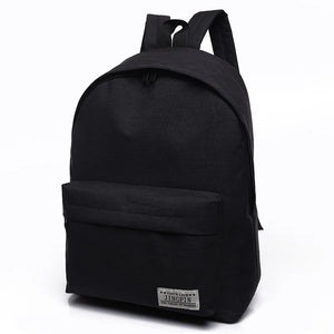 Canvas Backpack School Bag for Teenagers College Student