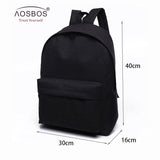 Canvas Backpack School Bag for Teenagers College Student