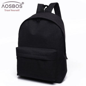 Canvas Backpack School Bag for Teenagers College Student