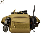 Military Tactics Waist Pack Bag Waterproof Nylon Waist Bag Fanny Pack S46