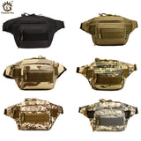 Military Tactics Waist Pack Bag Waterproof Nylon Waist Bag Fanny Pack S46