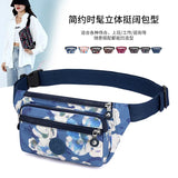 NYLON Print Sports Climbing Waist Bags Crossbody Shoulder Bags Chest Packs