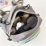 Convertible Nylon Backpack Unisex Outdoor Travel Crossbody Rucksack