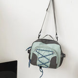 Convertible Nylon Backpack Unisex Outdoor Travel Crossbody Rucksack