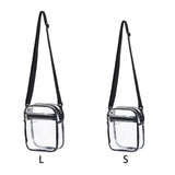 Waterproof Clear Crossbody Bag Adjustable Strap Large Capacity