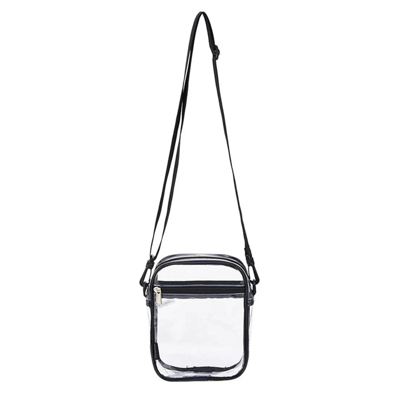 Waterproof Clear Crossbody Bag Adjustable Strap Large Capacity