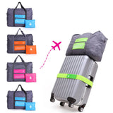 Portable Travel Bags Folding Hand Luggage Bag Cotton Quilt Clothing