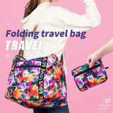 Portable Travel Bags Folding Hand Luggage Bag Cotton Quilt Clothing Storage