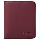 RFID Blocking Leather Bifold Zipper Wallet with ID Window