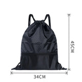 Outdoor Sports Backpack Large Capacity Drawstring Lock Nylon