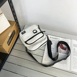 Canvas Crossbody Bag Small Shoulder Messenger Purse for Girl Japanese Student