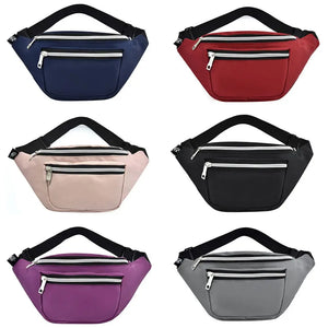 Sport Waist Bags Pouch Fanny Pack Travel Running Belt Zip Bum Bag