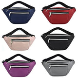 Sport Waist Bags Pouch Fanny Pack Travel Running Belt Zip Bum Bag