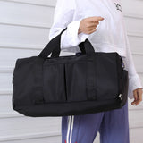 Women Men Sports Gym Shoulder Bag Large Capacity Casual Nylon Handbags