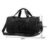 Women Men Sports Gym Shoulder Bag Large Capacity Casual Nylon Handbags