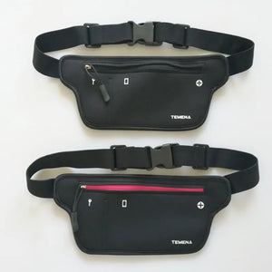 Colorful Unisex Waist Bag Waterproof Zipper Pouch