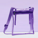 Clear TPU Crossbody Bag Stadium Approved with Inner Pocket