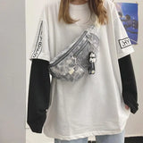 Canvas Crossbody Bag Waist Pack Shoulder Pouch