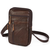 Leather Waist Packs Phone Pouch Bags Waist Bag Small Chest Shoulder Belt Bag