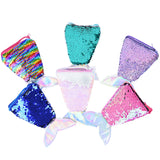 Mermaid Tail Sequins Coin Purse Girls Crossbody Bags Sling Money Change Card Hol