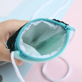 Mermaid Tail Sequins Coin Purse Girls Crossbody Bags Sling Money Change Card Hol