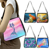 Mermaid Tail Sequins Shoulder Bag Girl Messenger Bag