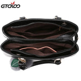 Women Handbag Top-handle Bag PU Leather Crossbody Totes