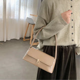 Square Turn Lock Mini Bag Women Messenger Bag